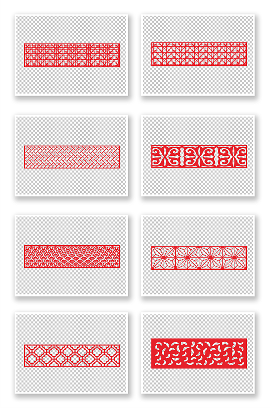 中式镂空古典花窗