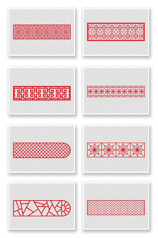 中式镂空古典花窗