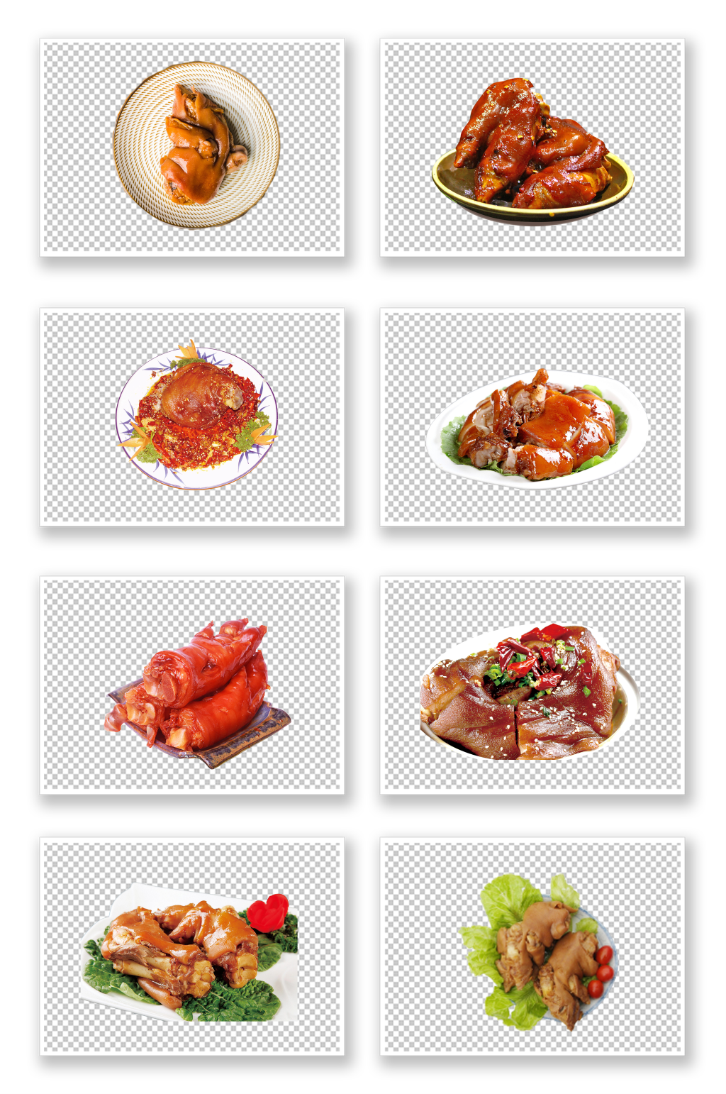 =香辣猪蹄免抠素材素材
