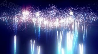 绽放的焰火烟花视频素材-众图网