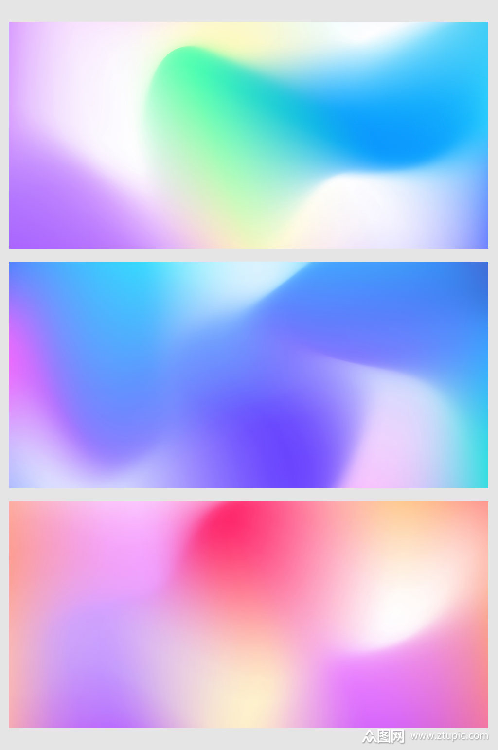 蓝色渐变元素素材