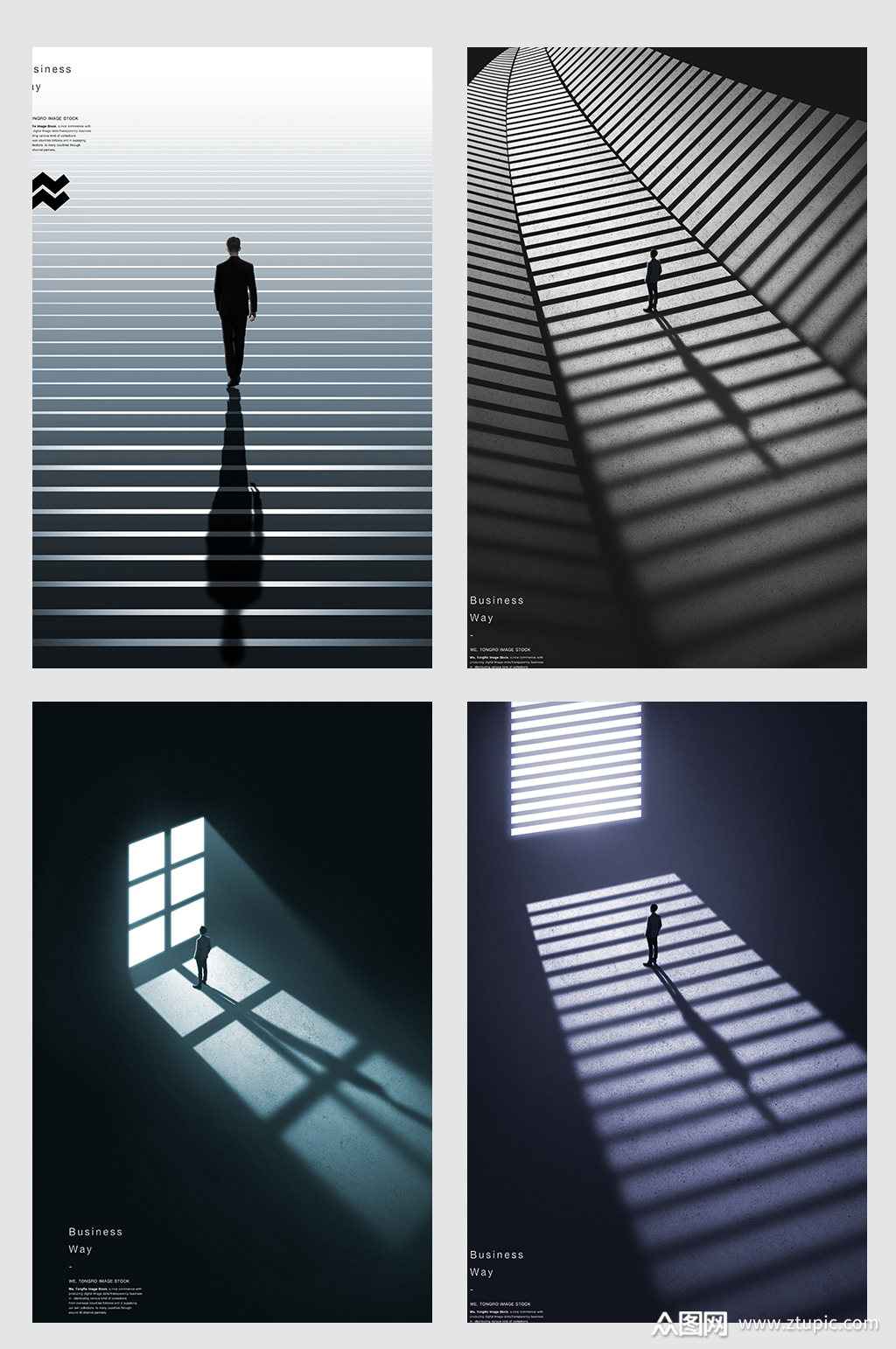 立体空间遐想海报