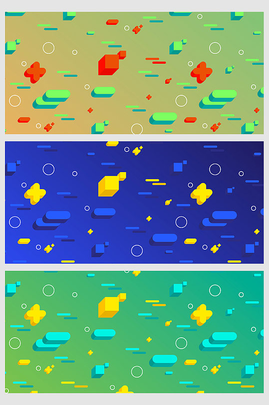 创意抽象多边形背景-众图网