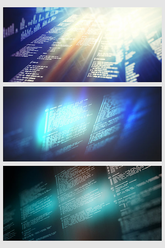 创意大气质感代码背景