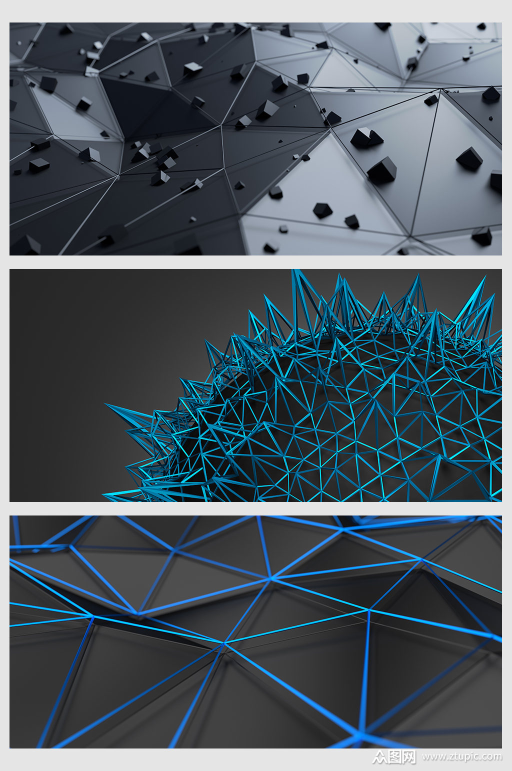 创意质感大气立体感背景