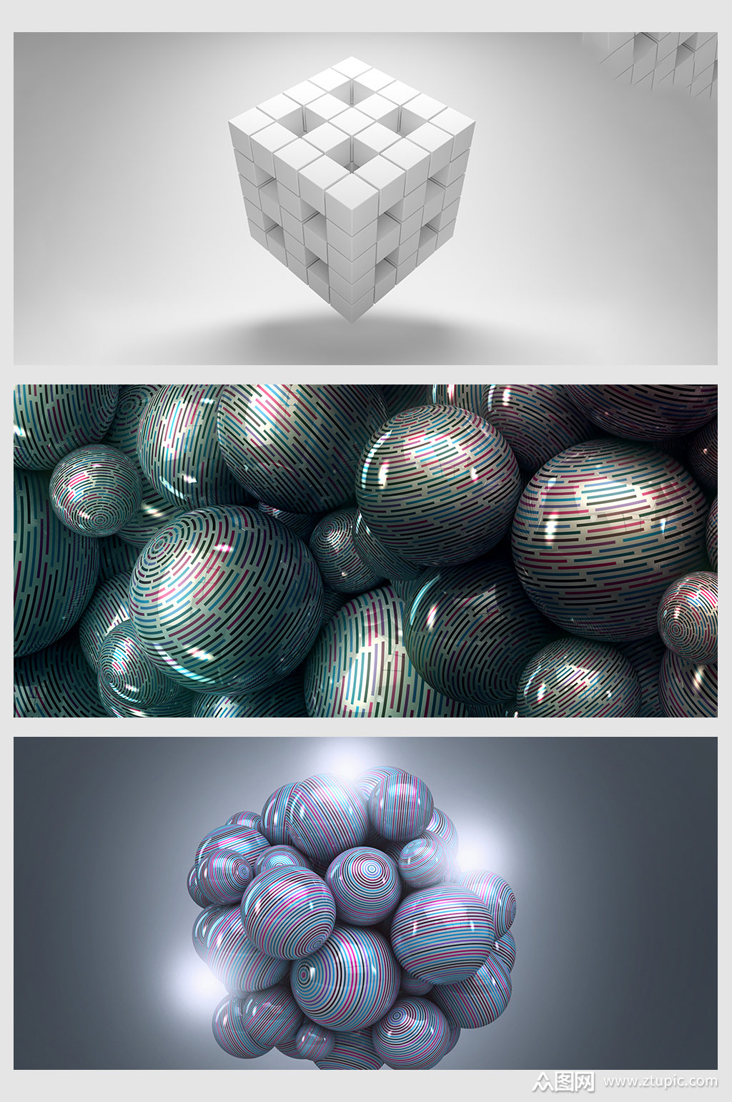 创意质感立体感多边形背景