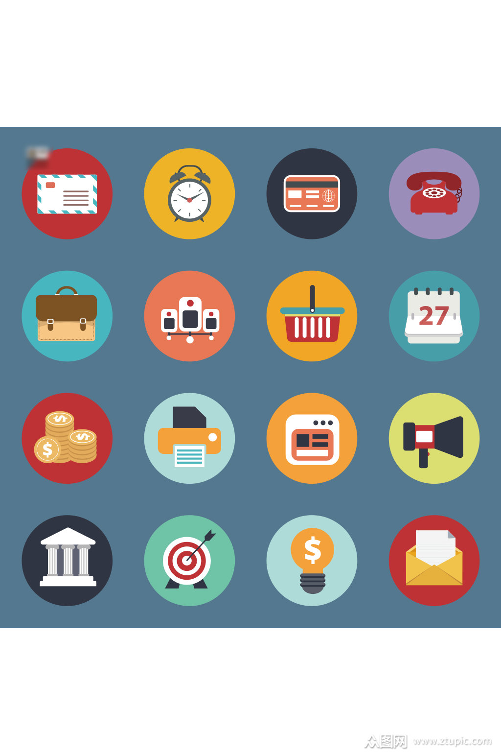 创意手机app扁平化图标设计