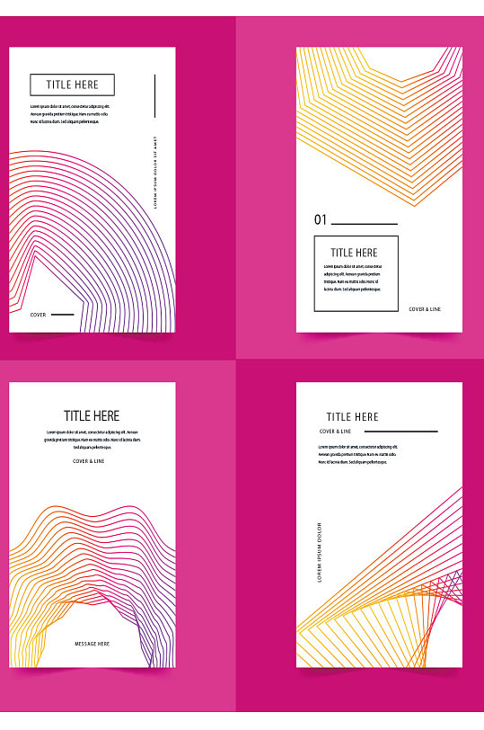 创意质感线条纹理海报背景-众图网