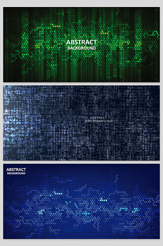 创意矢量科技蓝色代码数据背景