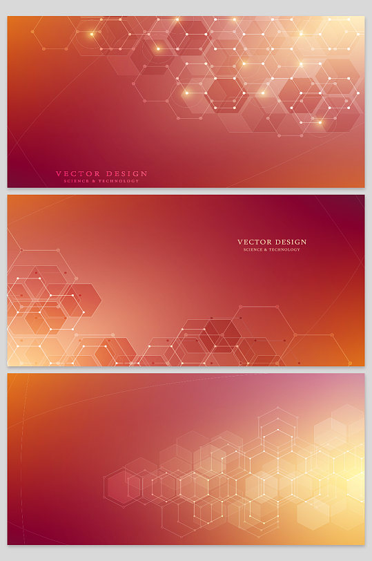 创意矢量渐变动感科技背景-众图网