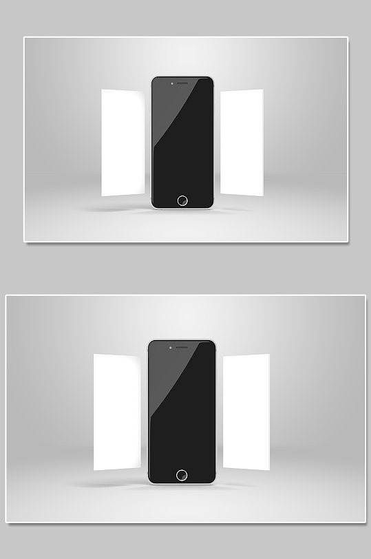 创意质感手机立体样机设计