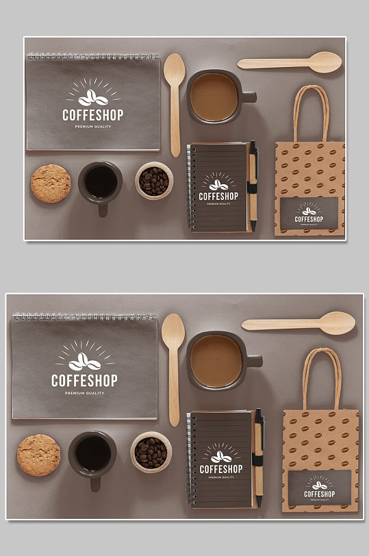 创意质感咖啡咖啡袋子咖啡豆样机