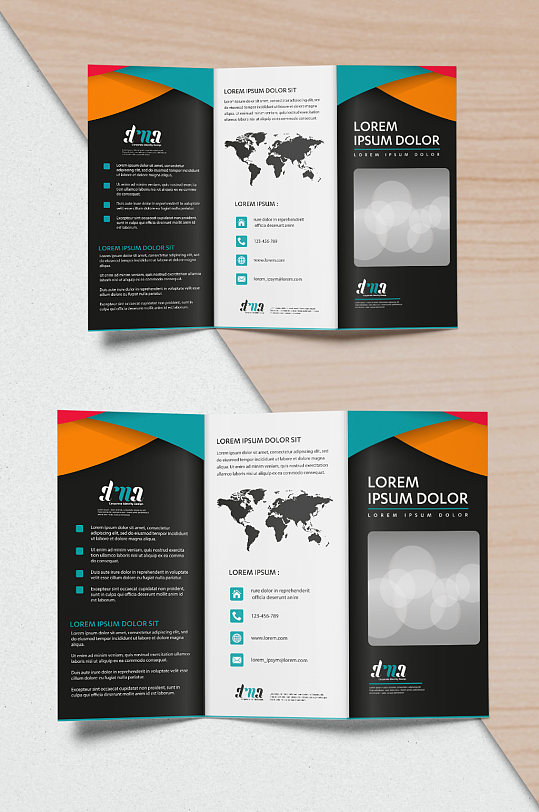 唯美企业折页图片-唯美企业折页设计素材-唯美企业折页模板下载