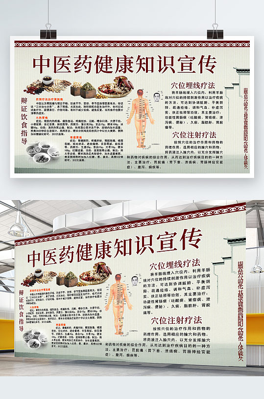 中医药文化科普知识展板宣传栏立即下载中医药健康预防知识宣传展板