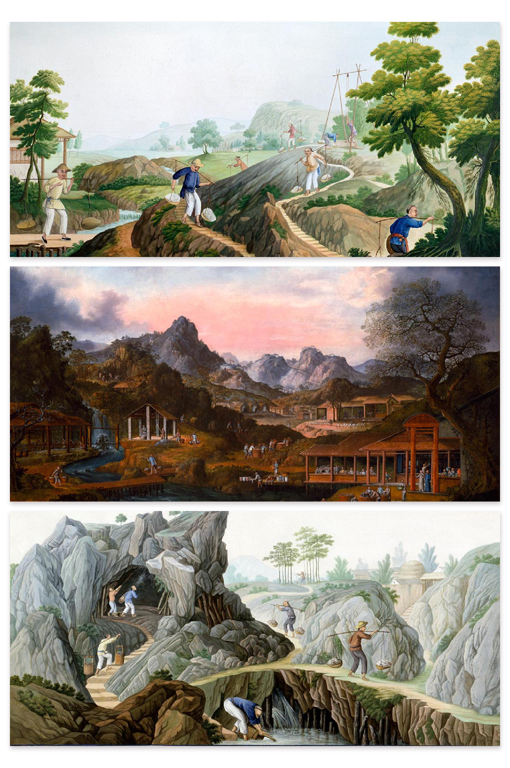 古代交易開(kāi)山勞動(dòng)背景設(shè)計(jì)素材