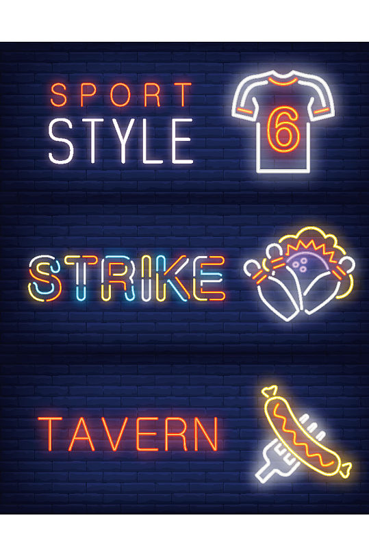 霓虹灯背景图片-霓虹灯背景设计素材-霓虹灯背景模板下载-众图网