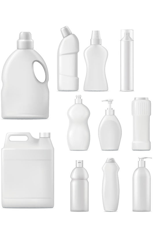 矢量瓶子洗衣液瓶造型元素设计