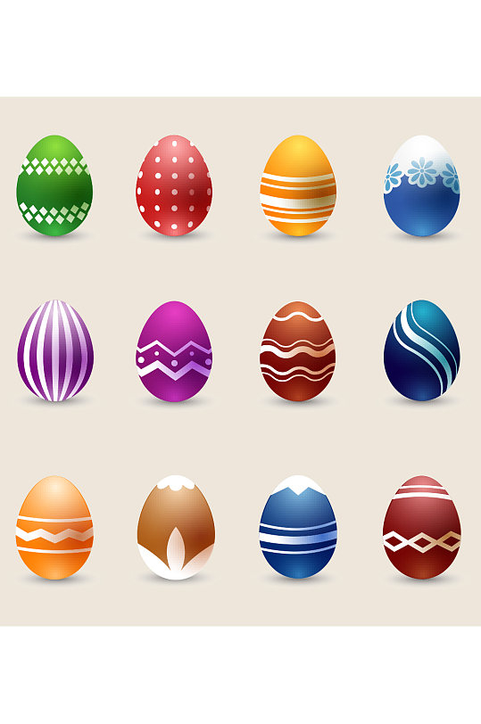 元素复活节手绘彩蛋兔子素材 元素立即下载彩蛋金蛋游戏元素立即下载