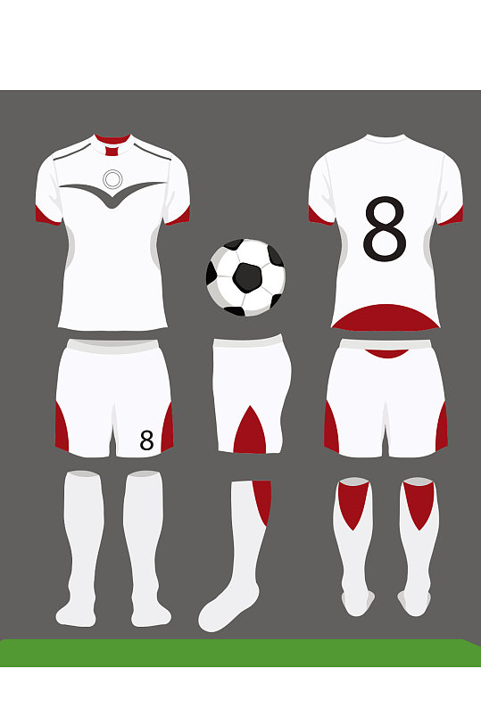 足球运动球衣元素设计