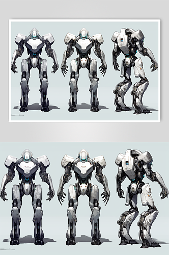 Ai数字艺术科技机甲机器人