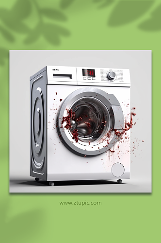 AI数字艺术洗衣机电器