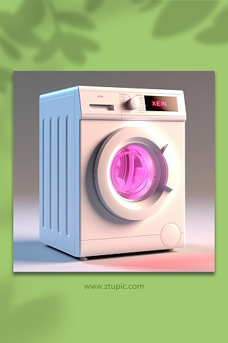 AI数字艺术洗衣机