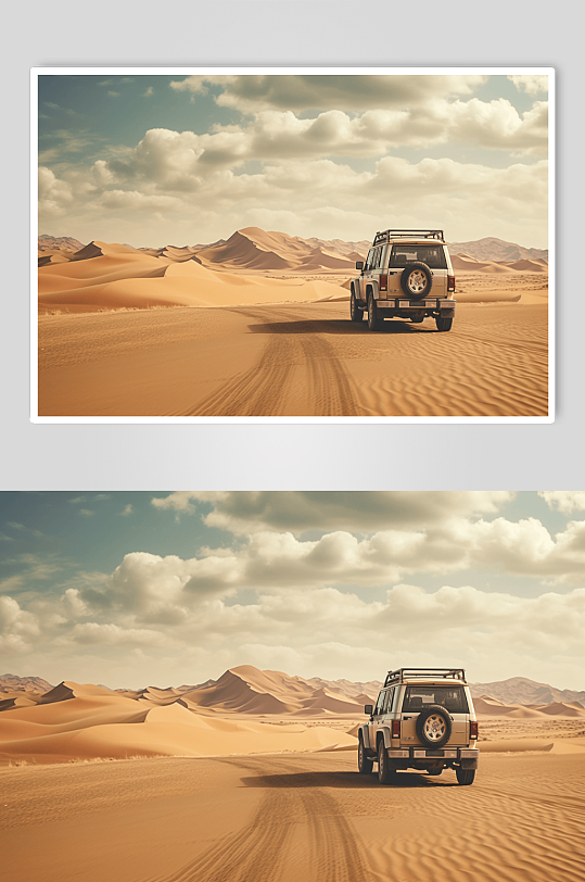 AI数字艺术沙漠景观特写图片