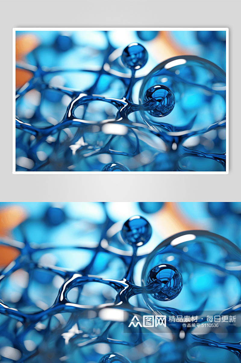 AI数字艺术3d立体细胞创意图片素材