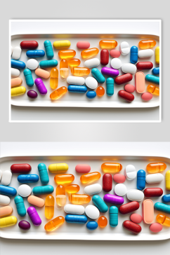 AI数字艺术药品胶囊图片