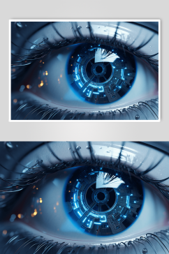 未来科技眼睛数字艺术图片