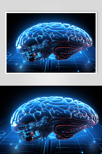 科技大脑数字艺术图片