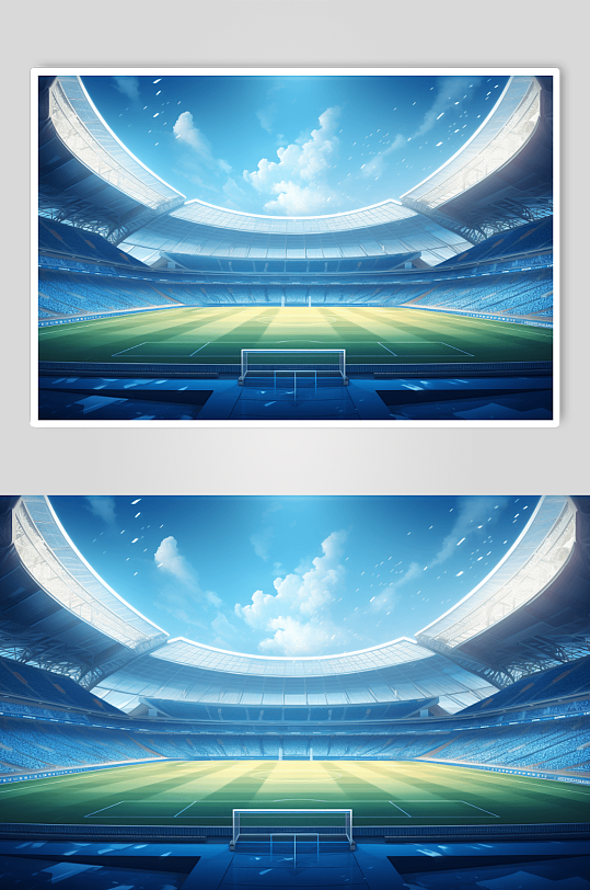 数字艺术足球场图片-众图网