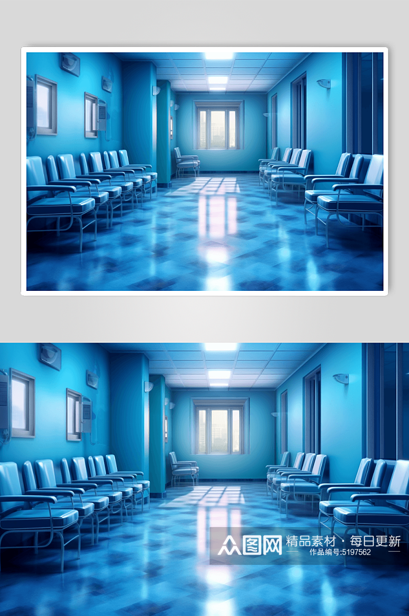 数字艺术AI医院图片素材