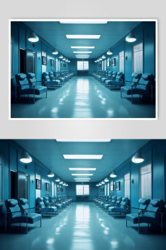 数字艺术AI医院图片