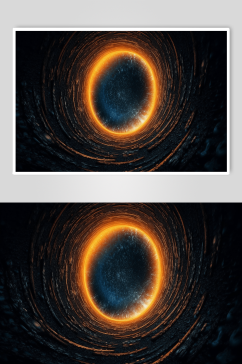 数字艺术AI黑洞图片