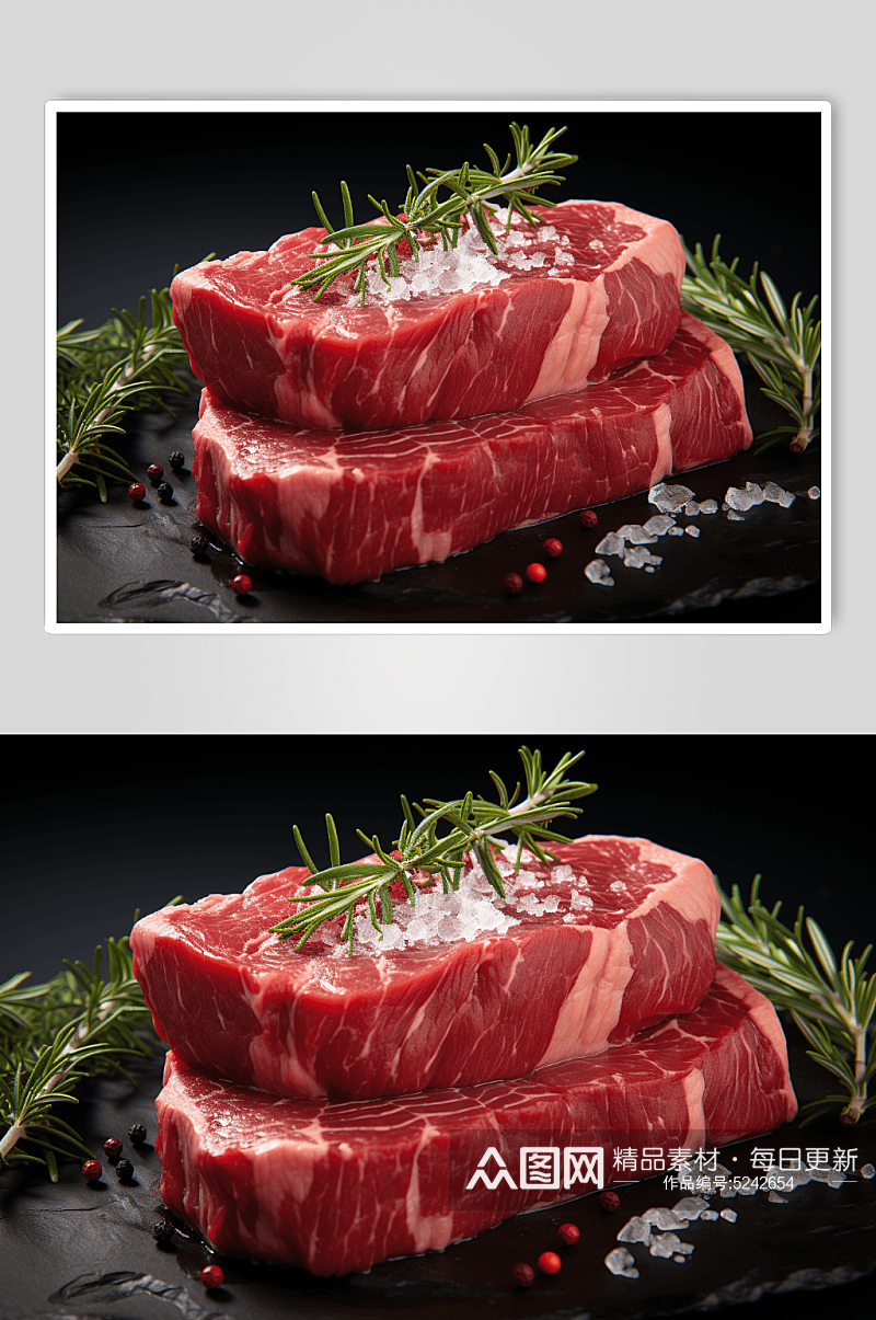 鲜美鲜切牛肉美食摄影图片素材