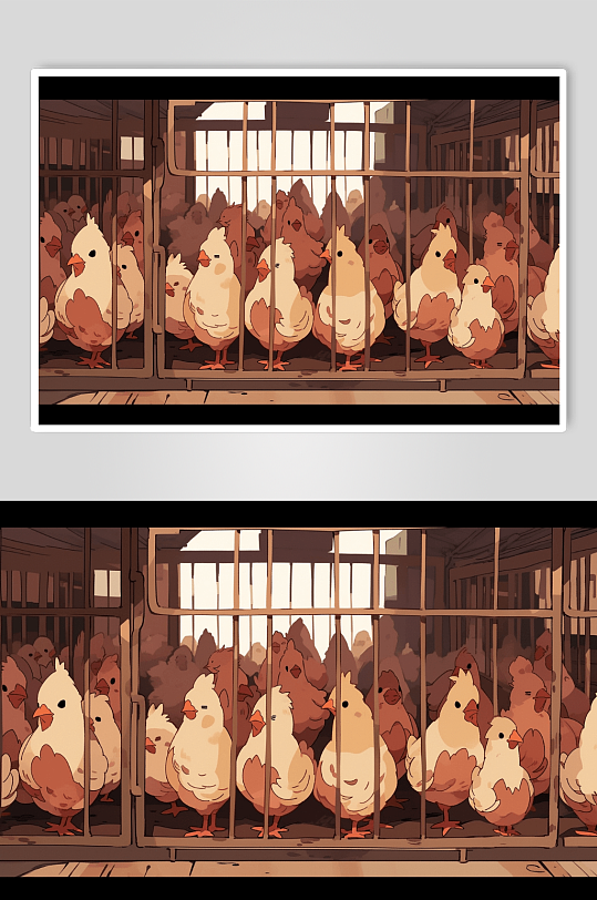 数字艺术家禽鸡图片