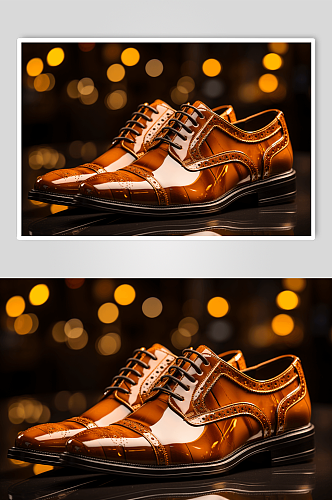 数字艺术皮鞋摄影图