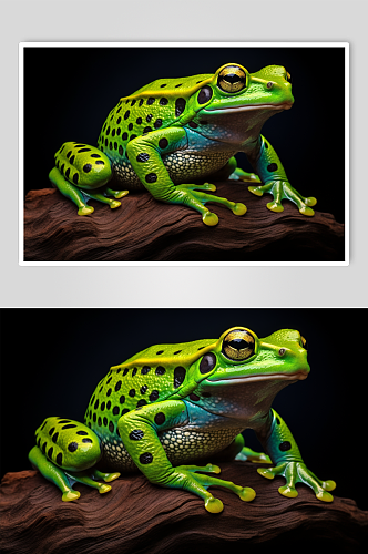 数字艺术林蛙动物图片
