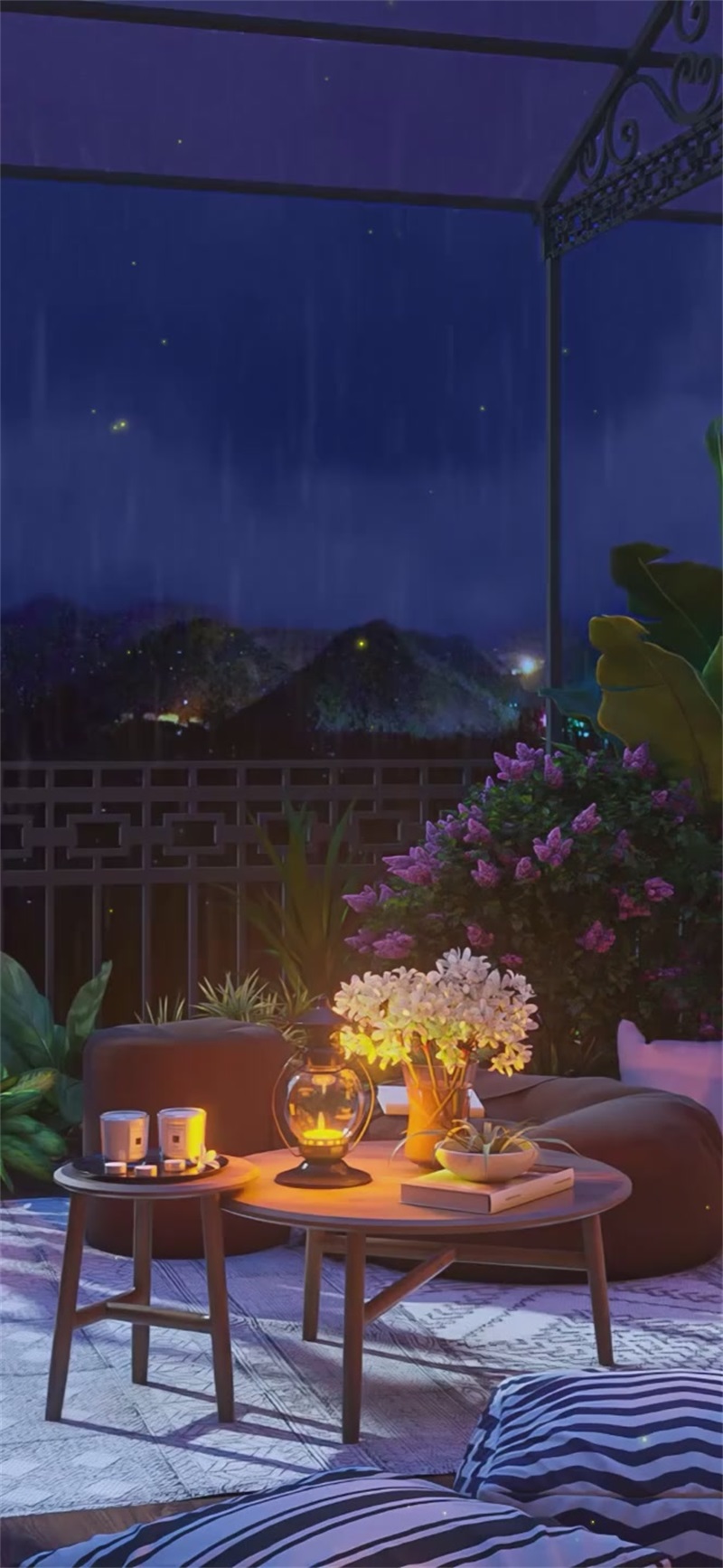 创意高清窗户夜景视频素材