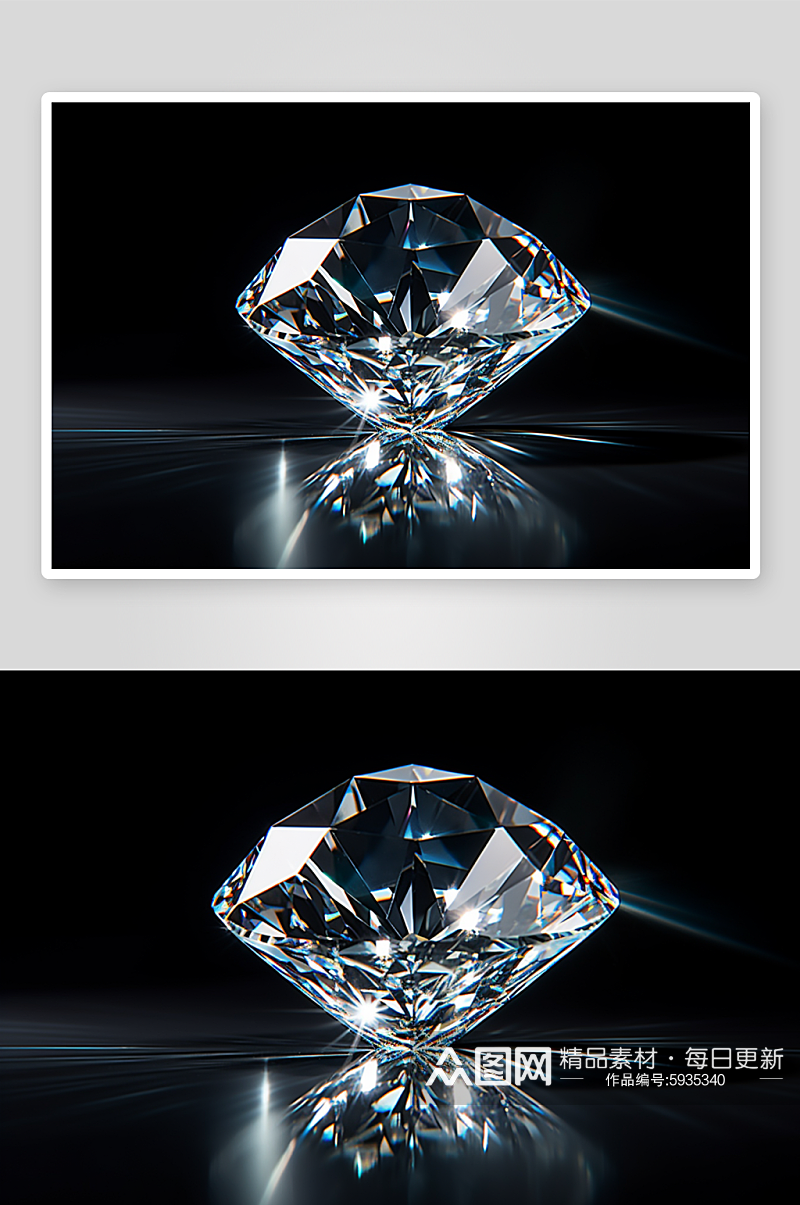 创意高清特写钻石图片素材