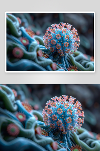 数字艺术病毒细胞生物