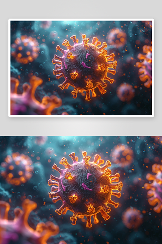 数字艺术病毒细胞生物