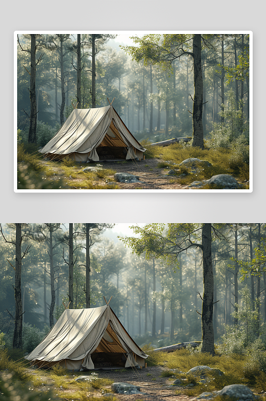 数字艺术露营帐篷
