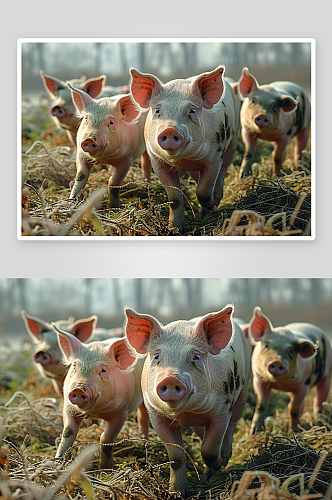 数字艺术小猪动物