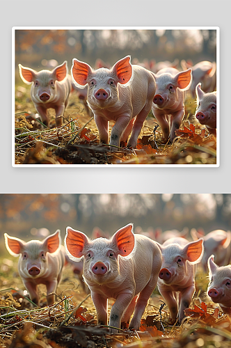 数字艺术小猪动物