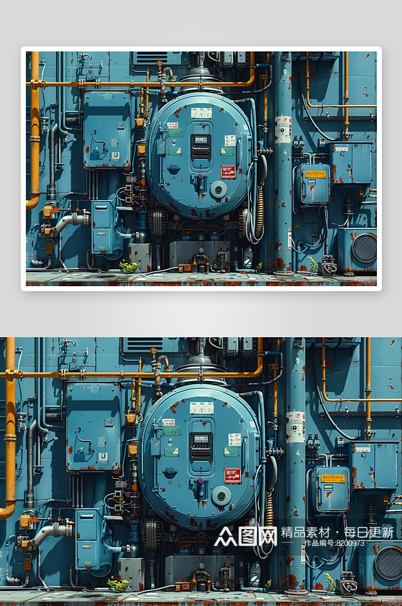 数字艺术动力机器设备素材