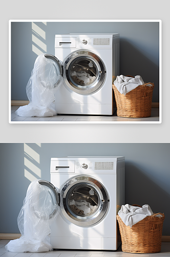 数字艺术全自动洗衣机
