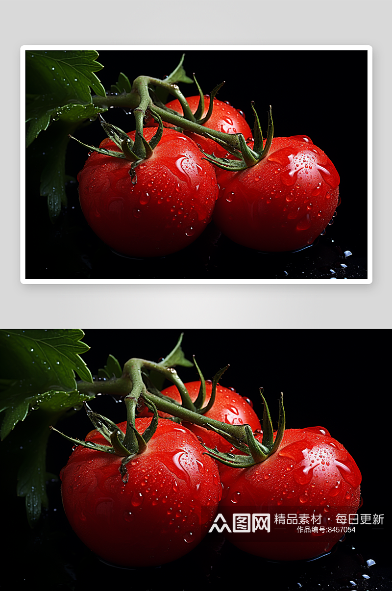 数字艺术美味番茄素材
