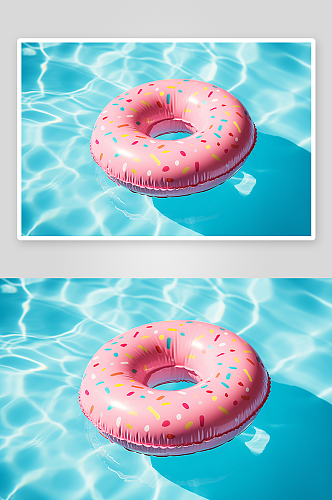 数字艺术游泳圈图片